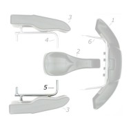 Support Ponton droite New Age DX Mini CRG, MONDOKART, kart, go