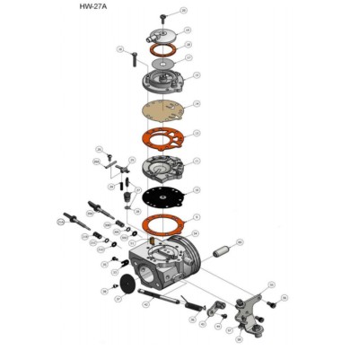Carburettor Tillotson HW-27A Iame X30 - TUNED EXTREME!