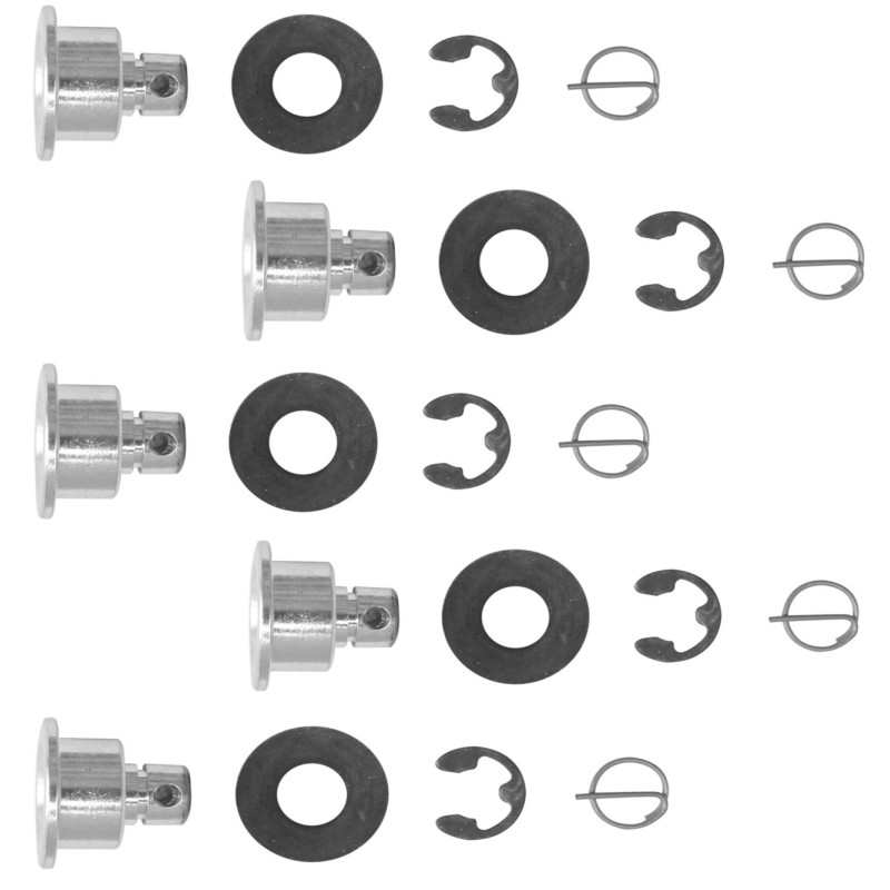 Kit 5 Stuck - Schwimmbolzen für Bremsscheibe V05 V09 V10 V11 V13 Komplett Rückseite CRG