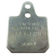 Bremsbelag Birel 40x38 grau hart