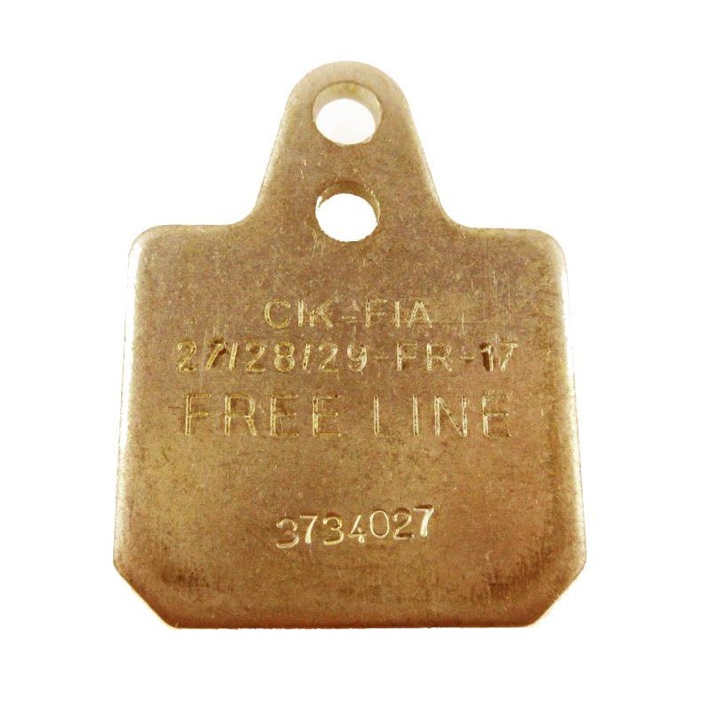 Brake pad Birel 40x38 SYNT