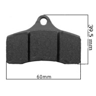 Plaquette Frein avant ANTERIEUR IPK Praga Formula K - KZ - COMPATIBLE