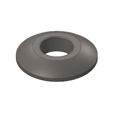 Spacer Spindle 8x20x4.40 Bombed Top-Kart Parolin Kart Republic KR