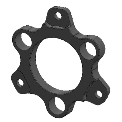 Flange Disque Frein 150x13mm - Parolin - KartRepublic - Top-Kart