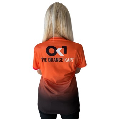 Camiseta OK1 Naranja HQ, MONDOKART, kart, go kart, karting