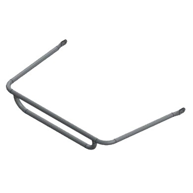 Upper Front Bumper Support Eurostar AGILE - DYNAMICA Parolin - Kart Republic KR