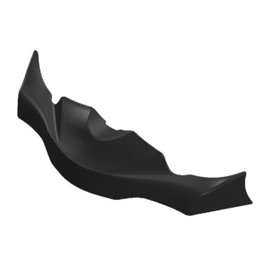 Front Spoiler Black Eurostar AGILE Parolin