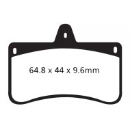 Bremsbelag V04 Hinten Gesintert CRG