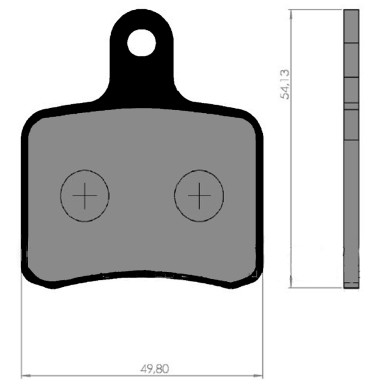 Bremsbelag BSD BWD TonyKart Hinten KF KZ OTK TonyKart