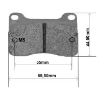 Rear brake pad Mini Rookie Neos OTK BSM BSM2 TonyKart Compatibile