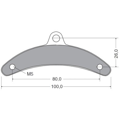 Plaquette Frein Avant ANTERIEUR Birel COMPATIBLE (CX-I24) "Banana"