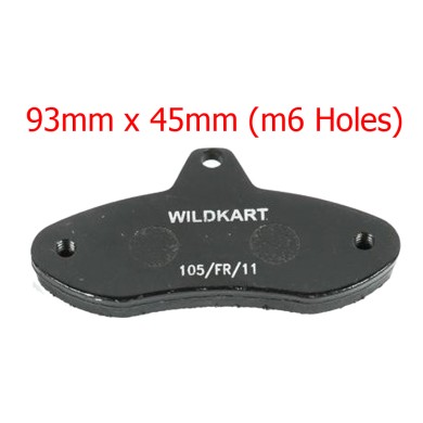 Front brake pad Wildkart