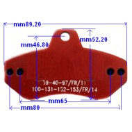 Rear Brake Pad Righetti Ridolfi