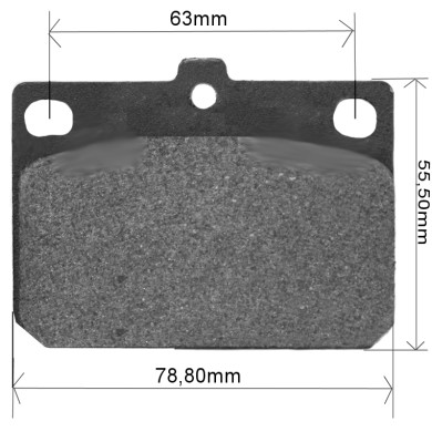 Plaquette de frein à disque arrière COMPATIBLE Parolin XT40