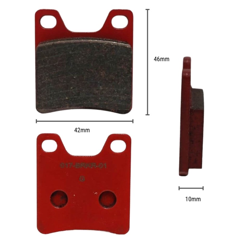 Rear Brake Pad COMPATIBLE – AP-RACE 08 – PAROLIN
