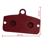 Pastiglia Freno POSTERIORE SODI KART