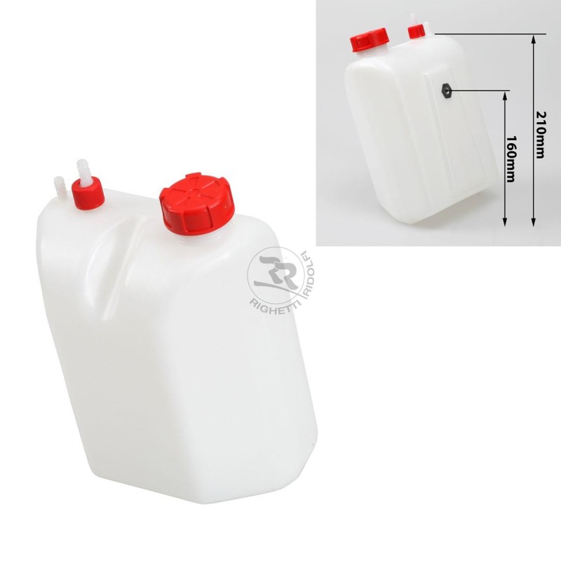 Reservoir 3 litres avec le tube, MONDOKART, kart, go kart
