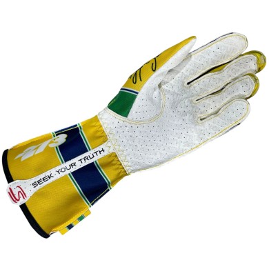 Gloves Kart SENNA - MINUS 273 - Yellow, mondokart, kart, kart