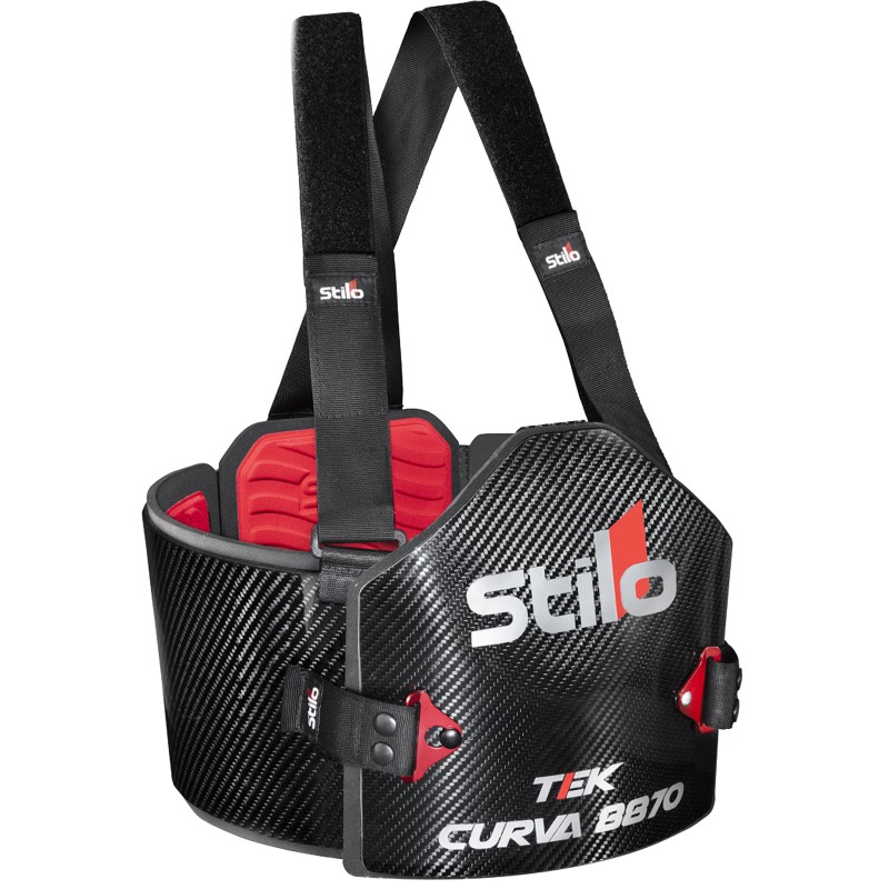 Chest Protector Stilo TEK - Homologated FIA Carbon Curva RETED