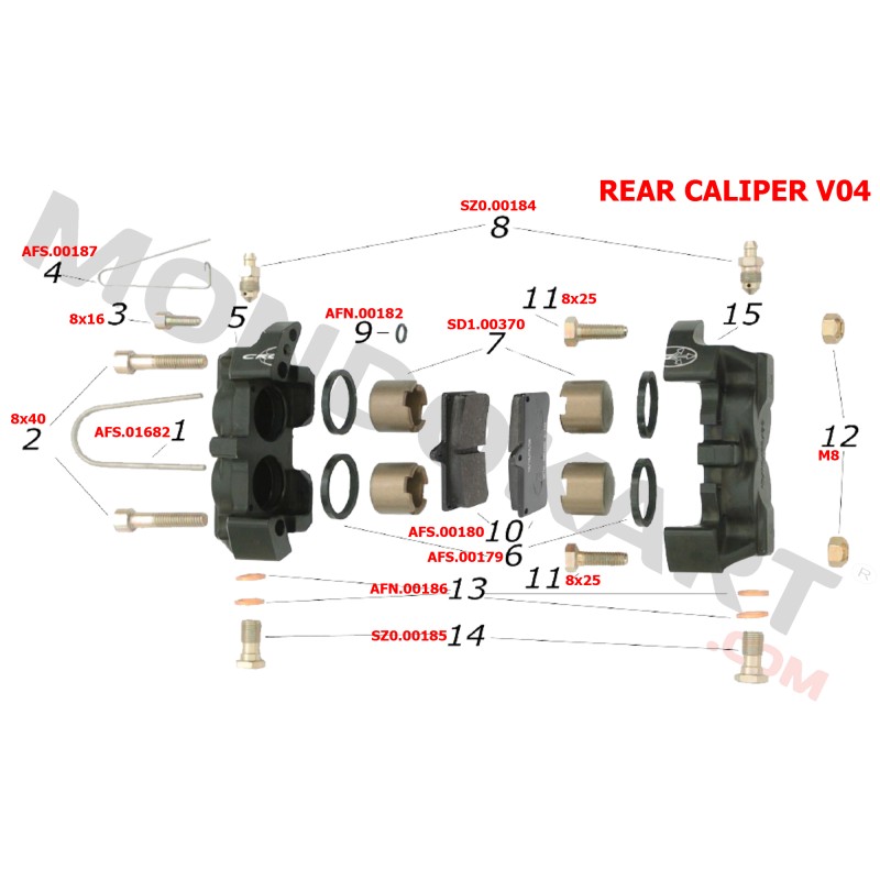 Brake Pad Rear V04 Standard CRG