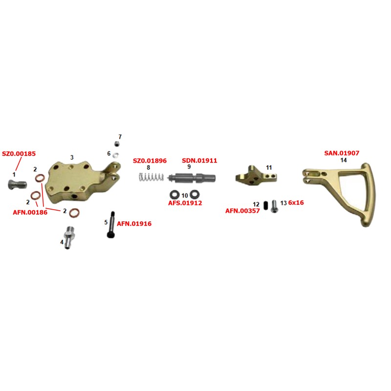Front Brake Pump Lever CRG