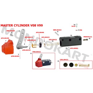 Repair Kit Brake Pump V08 V99 (without recovery) CRG