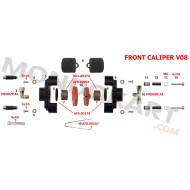 Pastiglia Freno V08 Anteriore CRG