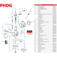 Tapa Carburador con Tubo a 90° – Dellorto PHDG, MONDOKART