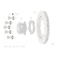 Elastic Belleville Washer Brake Disc V05 CRG, mondokart, kart