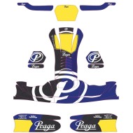 Kit Pegatinas Carenados KG 509 IPK Praga – Versión AZUL FLUO