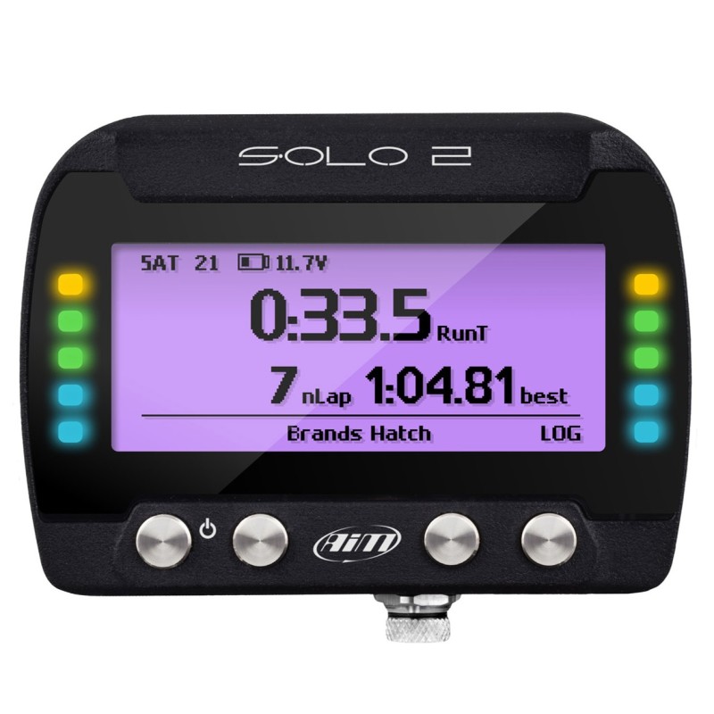 AIM Solo 2 – Professioneller GPS-Laptimer, MONDOKART, kart, go