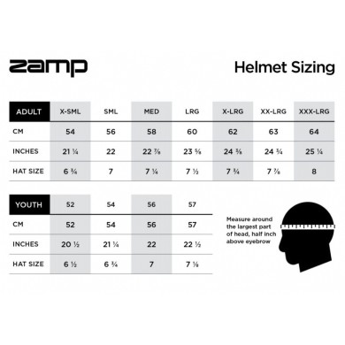 Helmet ZAMP RZ 57 – Adult, mondokart, kart, kart store