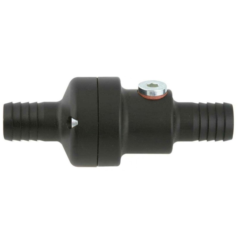 Thermostatic Valve with Water Probe Connection BLACK