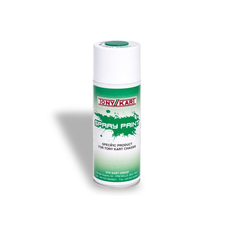 Spray green TonyKart, mondokart, kart, kart store, karting