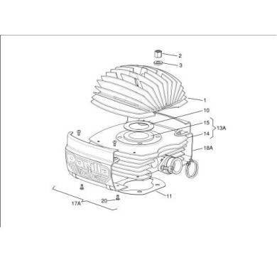 Kit convogliatore aria parte sedile Iame Swift 60cc, MONDOKART