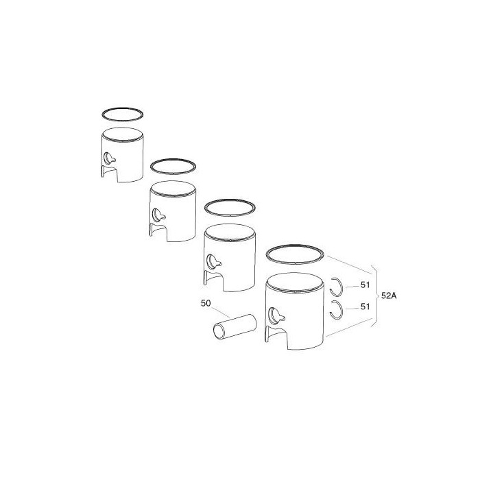 Kolbenbolzen Biconic 12 x 35 mm Iame Swift 60cc, MONDOKART