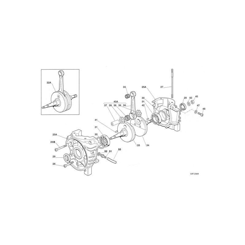 Asse accoppiamento 18 x 40 mm Iame Pieno, MONDOKART, kart, go