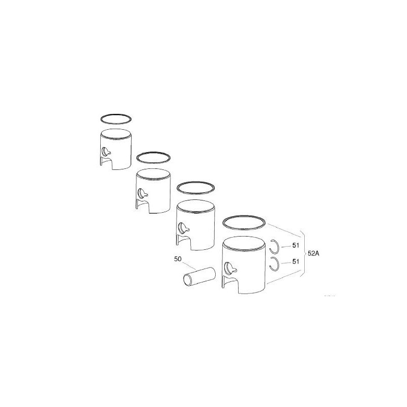Piston Pin 14x44 for IAME X30, mondokart, kart, kart store
