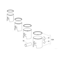 Axe Piston 14x44 pour IAME X30, MONDOKART, kart, go kart