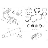 Molla marmitta scarico 65mm Originale Iame X30, MONDOKART