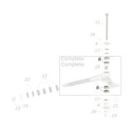 Screw spindle bearing M8 CRG, mondokart, kart, kart store