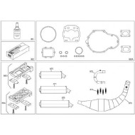 Serie guarnizioni Iame Screamer KZ, MONDOKART, kart, go kart