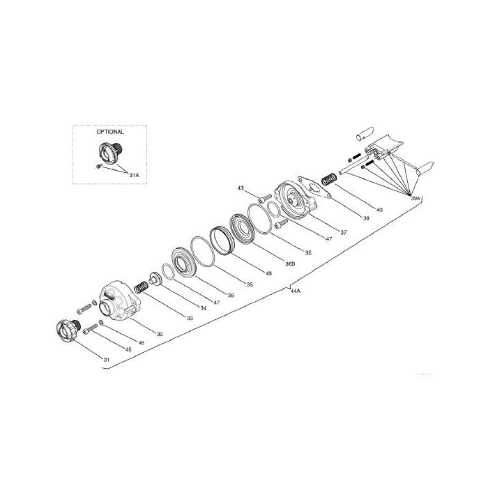 Lung grün Iame KF Ventilmembran, MONDOKART, kart, go kart