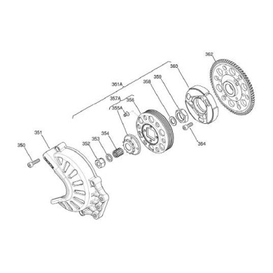 Clutch cover IAME KF Reedster, mondokart, kart, kart store