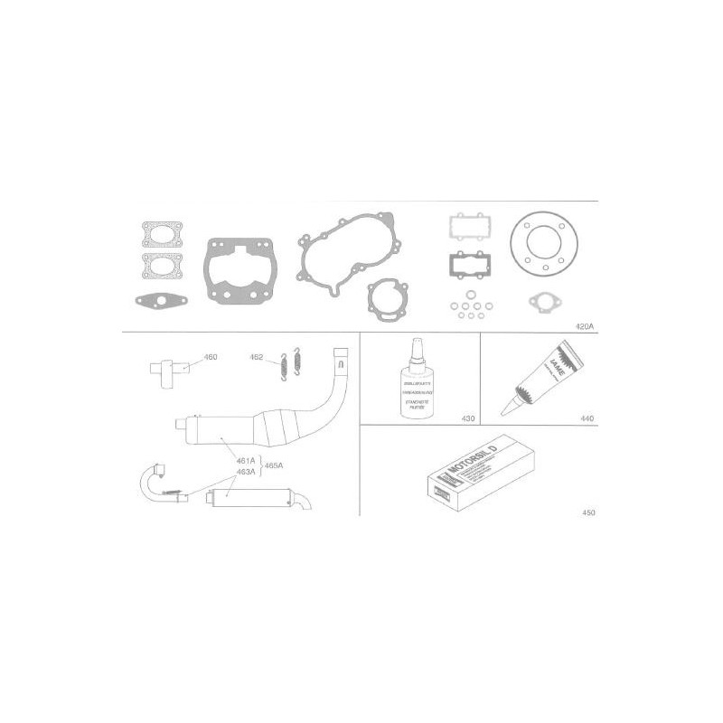Serie guarnizioni Iame Reedster KF, MONDOKART, kart, go kart