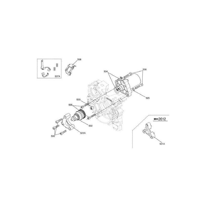 Supporto bendix plastica Iame Reedster KF, MONDOKART, kart, go