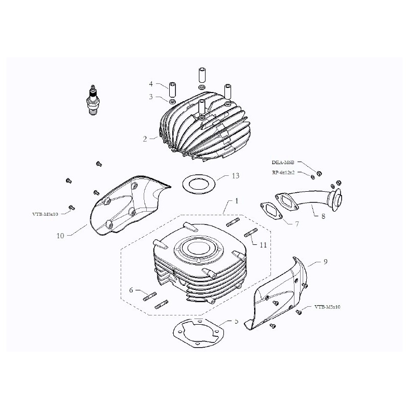 Joint Embase Cylindre EKL, MONDOKART, kart, go kart, karting
