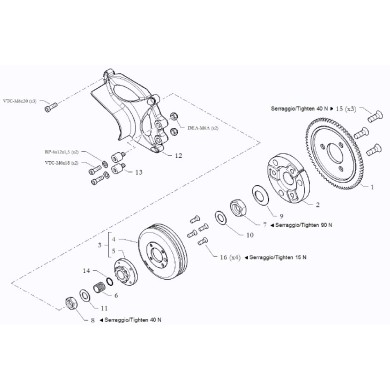 Clutch EKL BMB 60cc Easykart, mondokart, kart, kart store