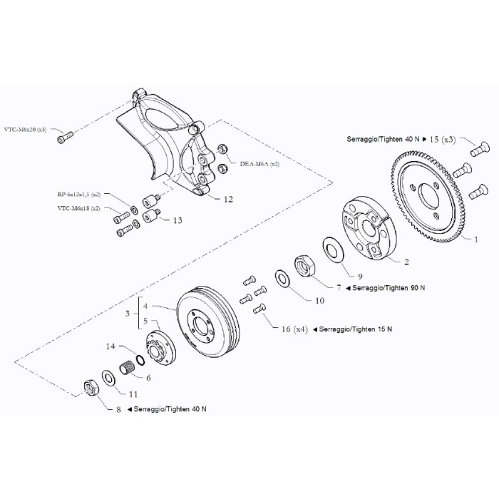 Washer Belleville 16.3x34x1.5 DIN 2093, mondokart, kart, kart