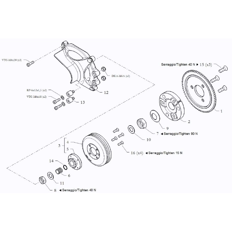 Carter Clutch Easykart 60cc BMB EKL, MONDOKART, kart, go kart